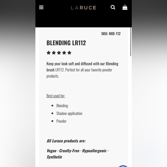 LARUCE LR112 Blending Brush - Picture 4 of 6